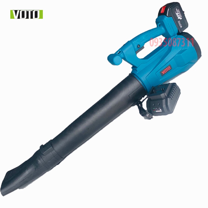 Máy Thổi Bụi Lá Cây Dùng Pin VOTO 18V - 21V  Chung Chân Pin MAKITA 4CM