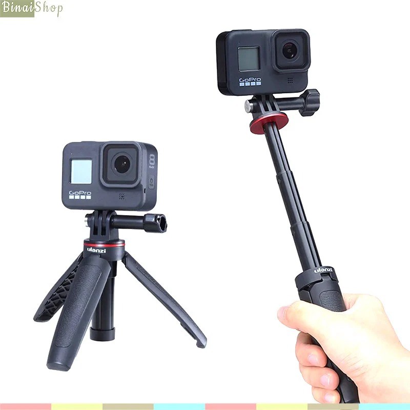 Ulanzi MT-09 - Tripod Tích Hợp Gậy Selfie Cho GoPro Và Action Camera