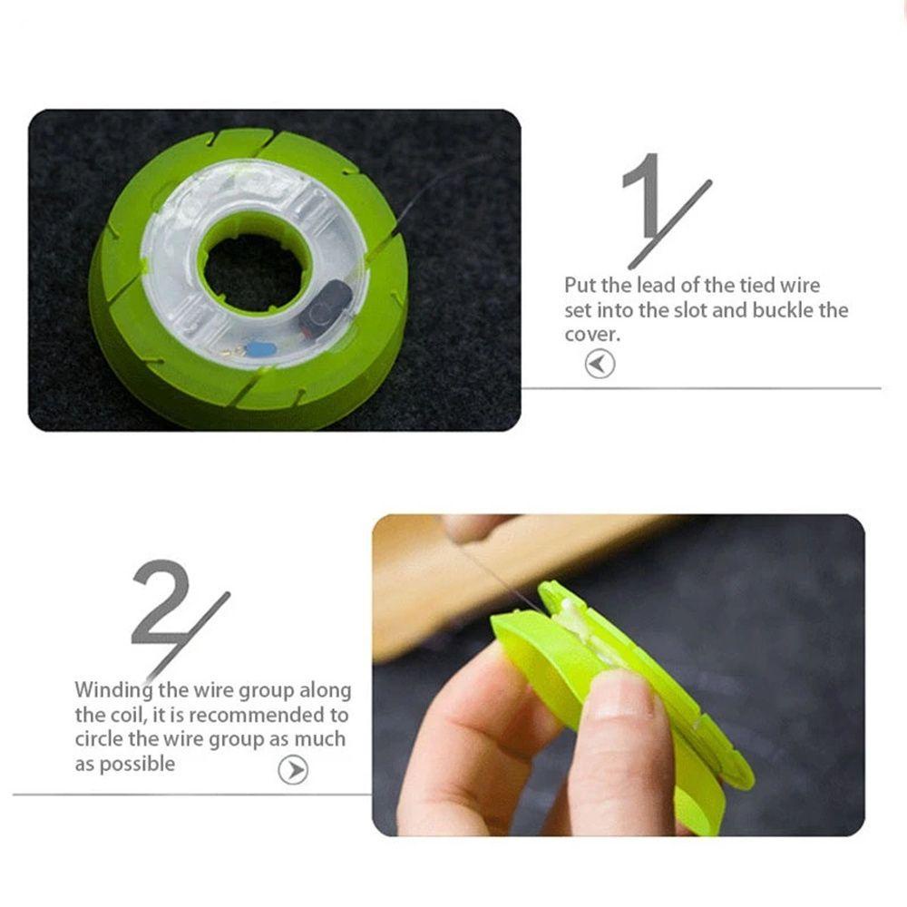 BARRY Multifunctional Main Coil Winding Outdoor Main Spool Main Line Box Closed Fishing Not Hurting The Line Silicone 2Pcs Fishing Accessories Fishing Tool Fishing Tackle/Multicolor