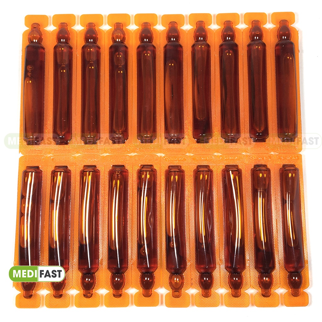 Fohemtop dạng ống - Bổ sung sắt, acid folic cho bà bầu người thiếu máu - giảm thiếu máu do thiếu sắt - hộp 20 ống 10ml