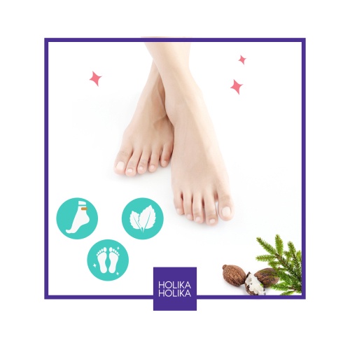 [HOLIKA HOLIKA] Mặt nạ lột da chân Baby Silky One Shot