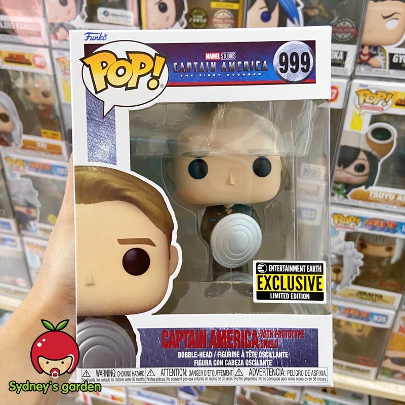Mô hình Funko Pop MARVEL - CAPTAIN AMERICA WITH PROTOTYPE SHIELD