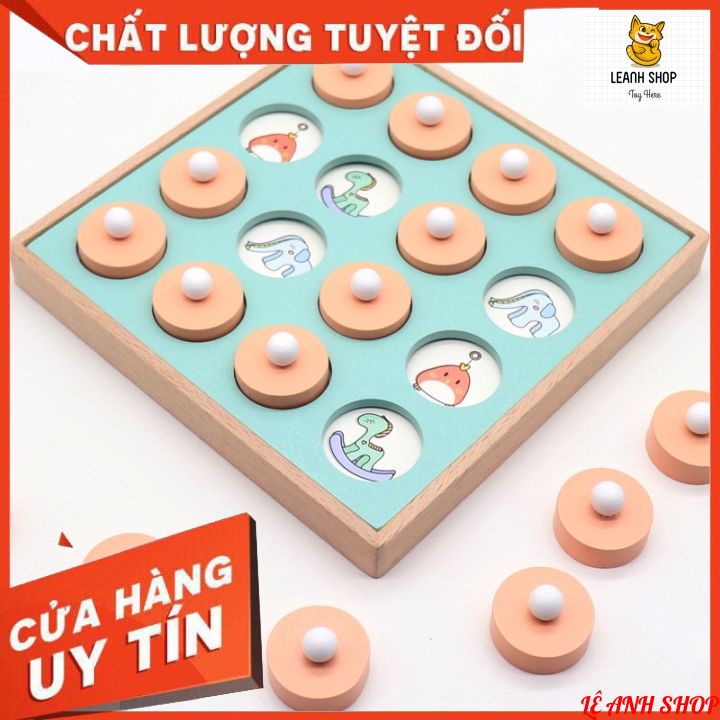 Đồ Chơi Lật Hình Luyện Trí Nhớ Bằng Gỗ Giúp Bé Rèn Luyện Ghi Nhớ Hình Ảnh 12 Chủ Đề Cho Bé Học