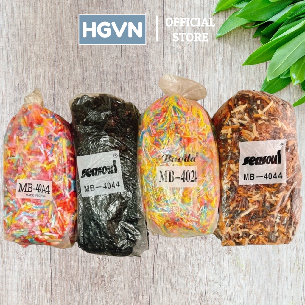 SỈ 1KG Chun Nịt Đen Buộc Tóc Siêu Dai Siêu Rẻ