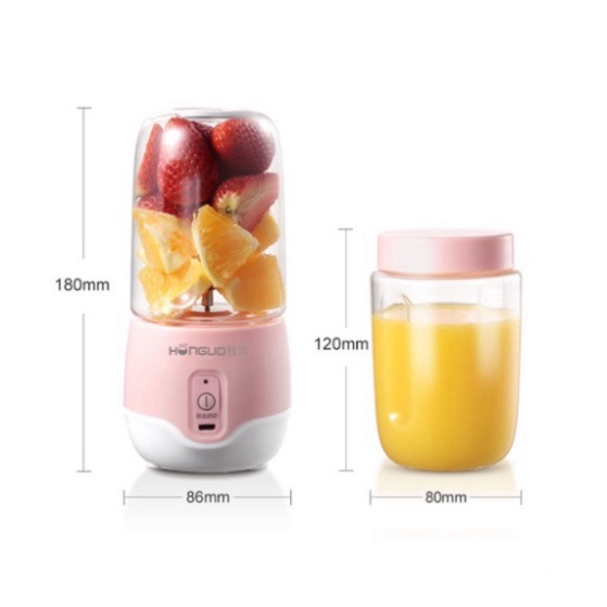 Máy Xay Sinh Tố Cầm Tay Đa Năng, Máy Xay Hoa Quả Mini Sạc Pin Tích Điện, Nhỏ Gọn Tiện Lợi - Miễn Phí Ship
