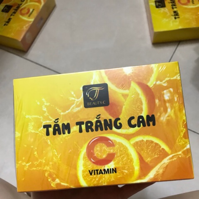 Tắm trắng Cam vitamin C