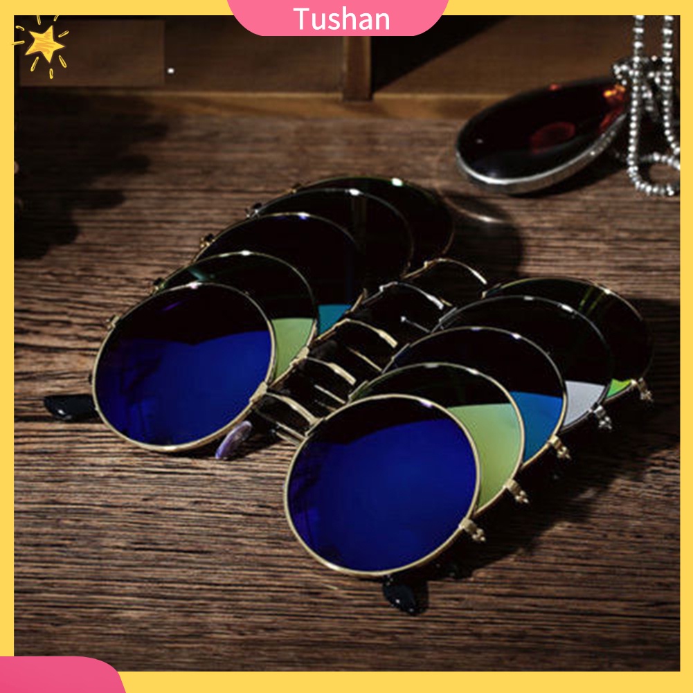 Kính Mát Gọng Tròn Chống Tia Uv Thời Trang Cho Nam Nữ