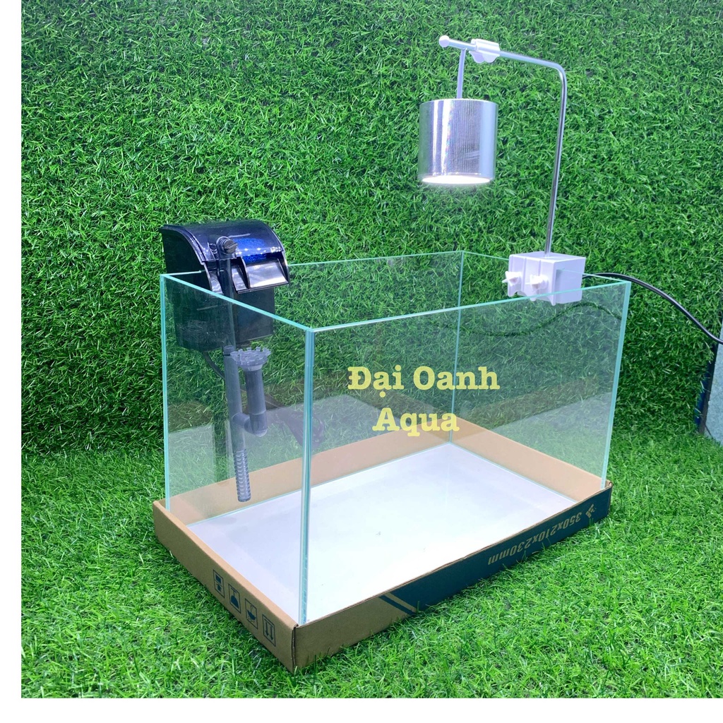 Bộ Bể Cá 35cm Kính Siêu Trong 5 Mặt - Bể Cá Cảnh Thủy Sinh