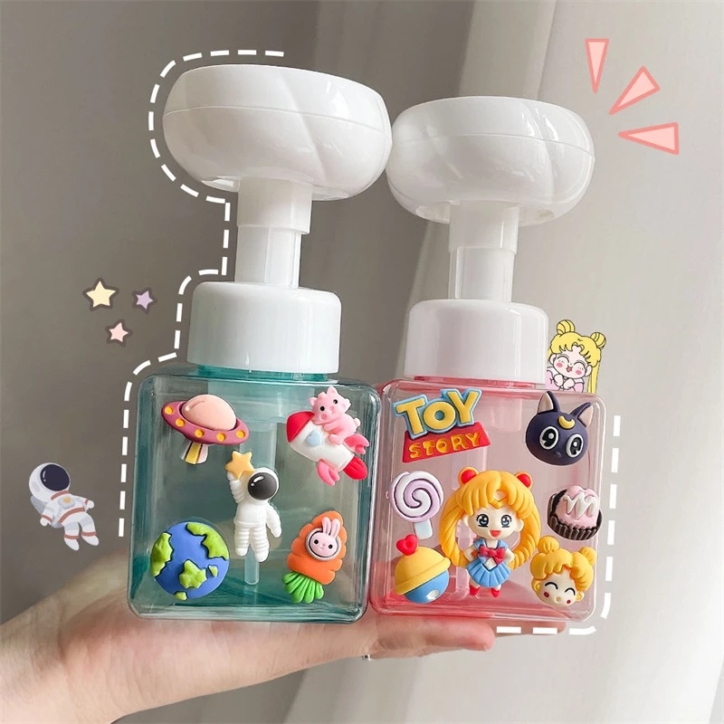 Bình Đựng Xà Phòng Dạng Nhấn Hình Hoa Dung Tích 250ML