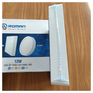 Đèn LED Ốp trần LED PANEL Nổi 12W ROMAN