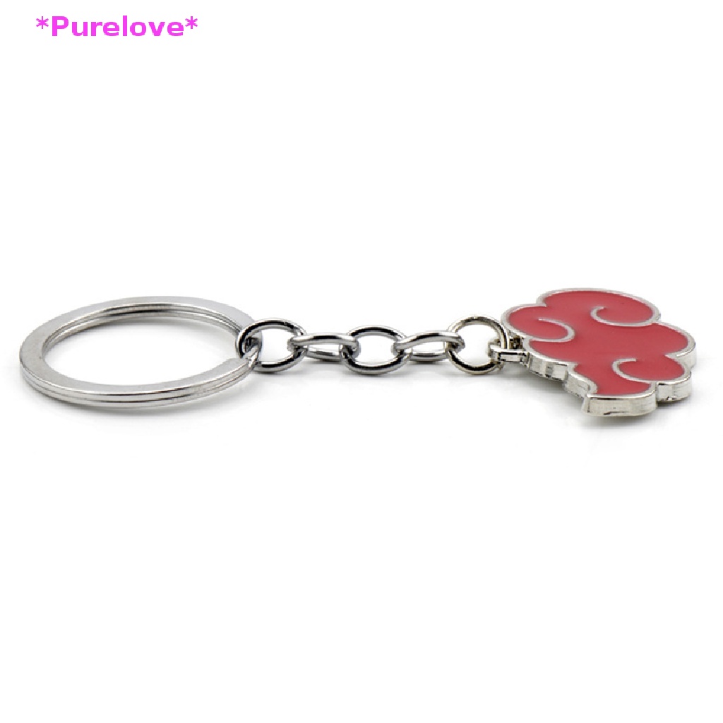 Vòng cổ Mặt Kim Loại Hình Đám Mây Đỏ Phong Cách Anime Akatsuki Nhật Bản Mới