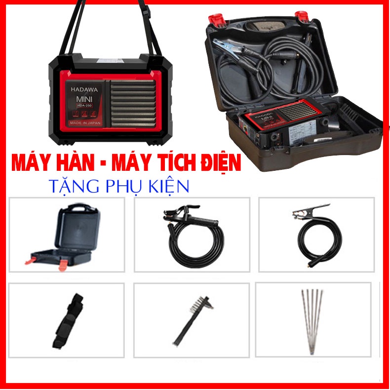 Máy hàn cầm tay HADAWA công suất 3500W,lõi đồng 100%,công nghệ Nhật Bản chính hãng,Bảo hành 1 năm.