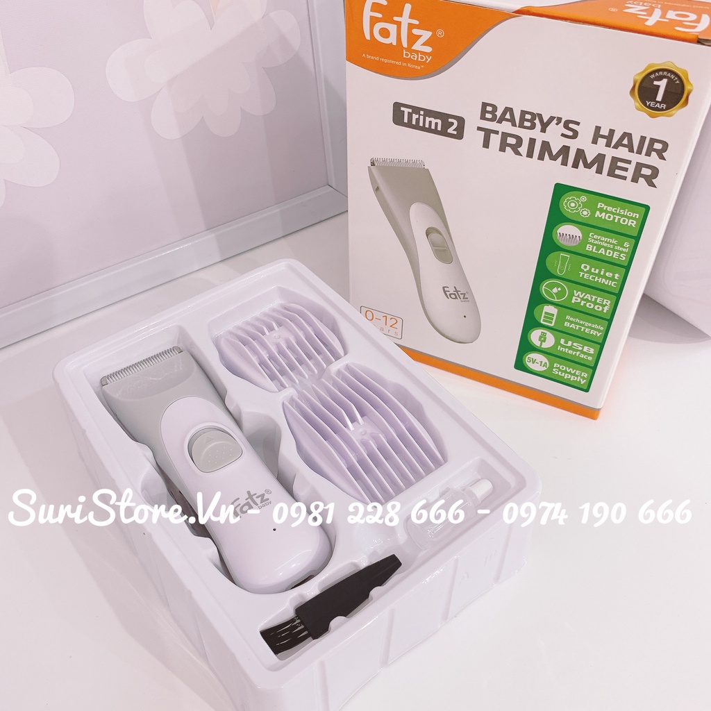 Tông Đơ Cắt Tóc Cho Bé Fatz Baby - TRIM 1 2 3 - FB7960BC