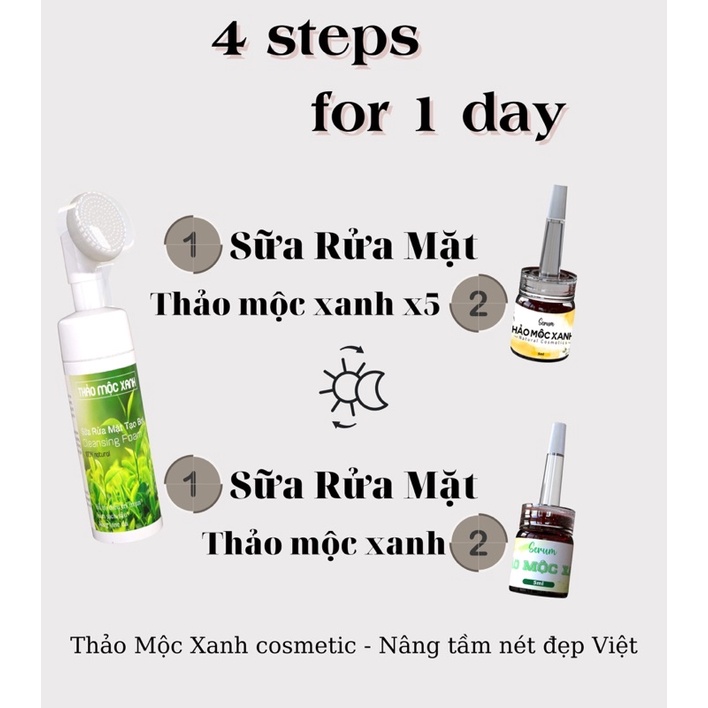 Thảo mộc xanh combo 3 sản phẩm