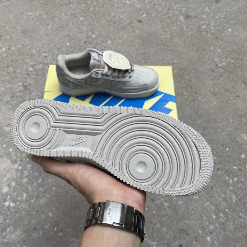 Giày Thể Thao Force Travis xám cao cấp nam nữ