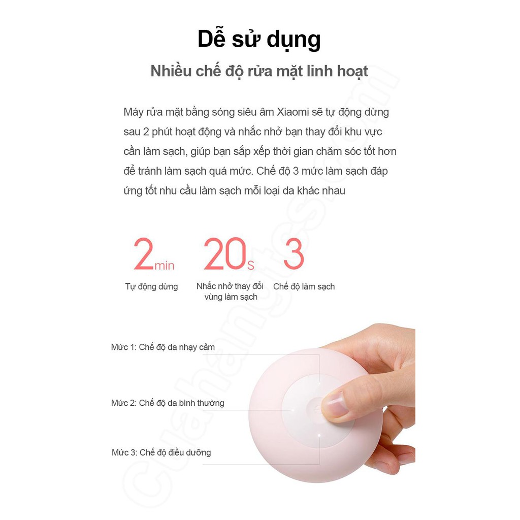 Máy rửa mặt bằng sóng âm Xiaomi Mijia sonic