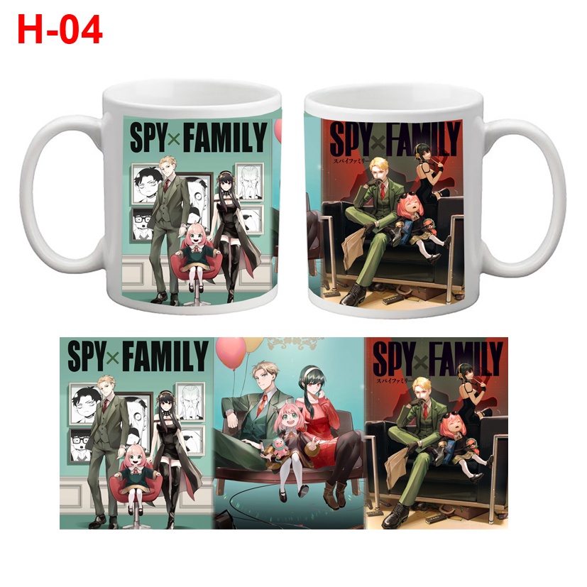 Ly sứ/ Cốc sứ anime Spy X Fanily, cốc sứ anime spy x family (16 mẫu khác nhau)