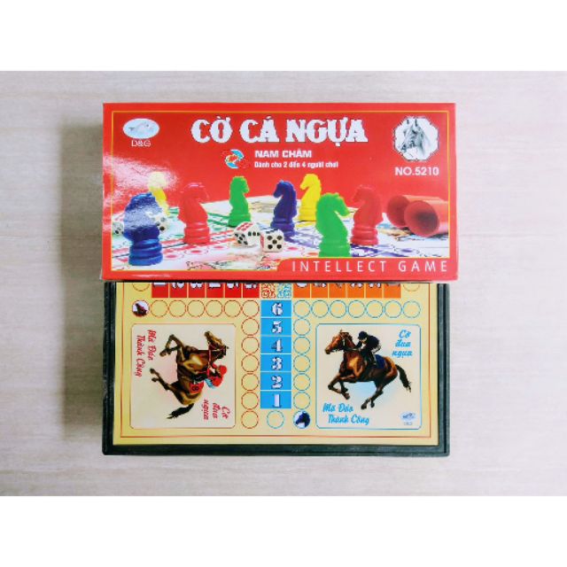 Cờ Cá Ngựa có Nam châm 39x39 (Size to)