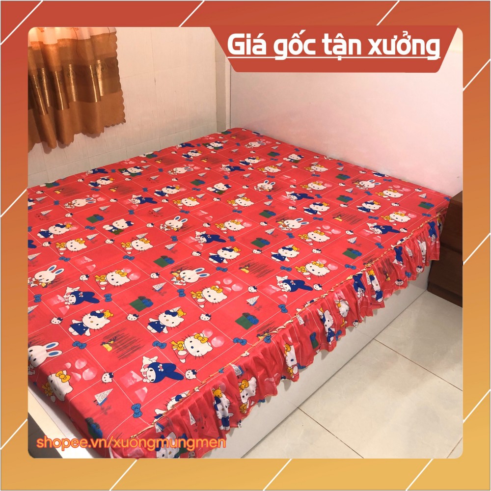 Ga thun lạnh có rèm phủ đủ size nệm