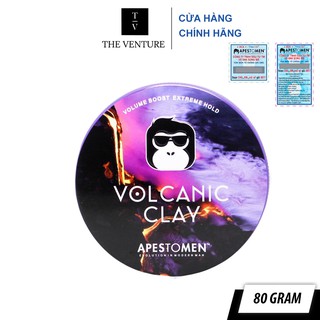 Sáp Vuốt Tóc Nam Apestomen Volcanic Clay Chính Hãng Tem Check SMS - 80 Gram