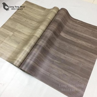 Simili trải sàn vân gỗ xám - Loại nhám có hai màu xám và xám đậm