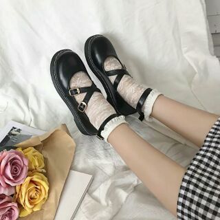 Giày lolita đen