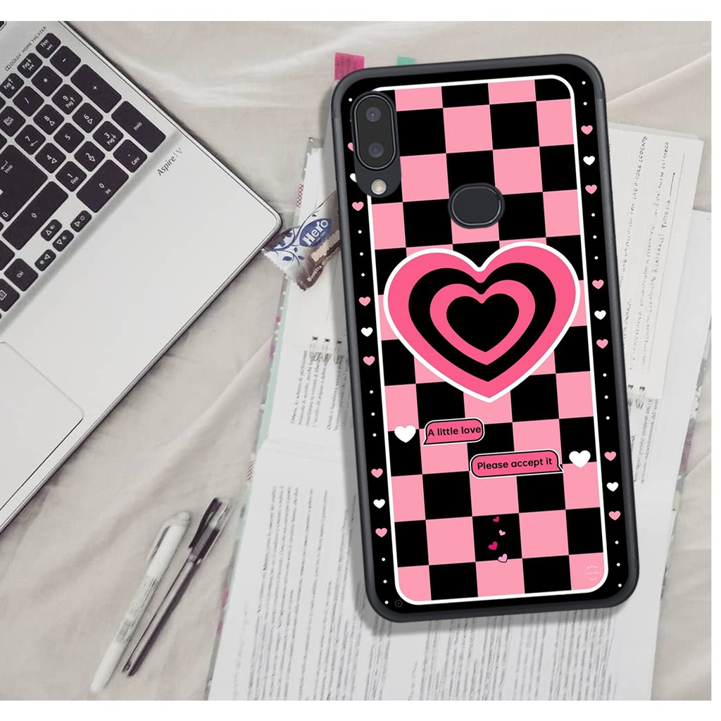 Ốp Lưng Samsung A10S - A11 - A20 - A30 - A20S - M20 - M30 , In Hình &quot;Black Heart&quot; Phong Cách Đẹp.