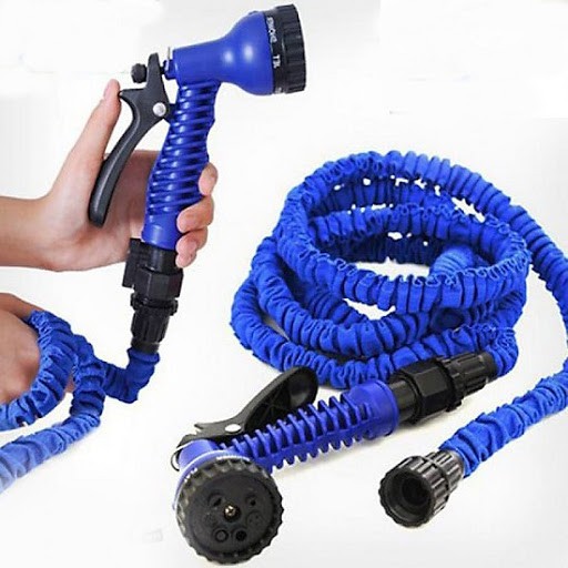 Vòi xịt nước thông minh giãn nở Magic Hose [Loại dài 22.5] tặng kèm súng phun đa năng tưới cây rửa xe phun nước