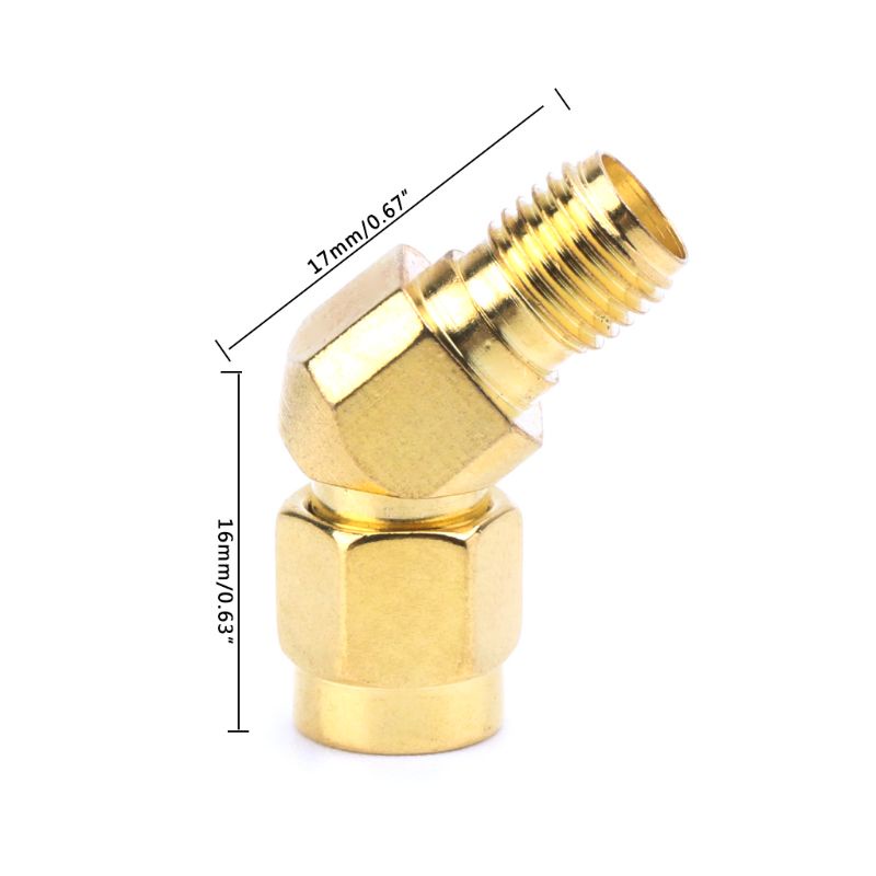 Cáp Chuyển Đổi Từ SMA Đực Sang SMA Cái 45°135°Đầu Nối Ăng Ten Cho Drone