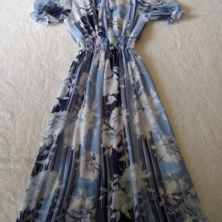 Combo Đầm maxi vải voan