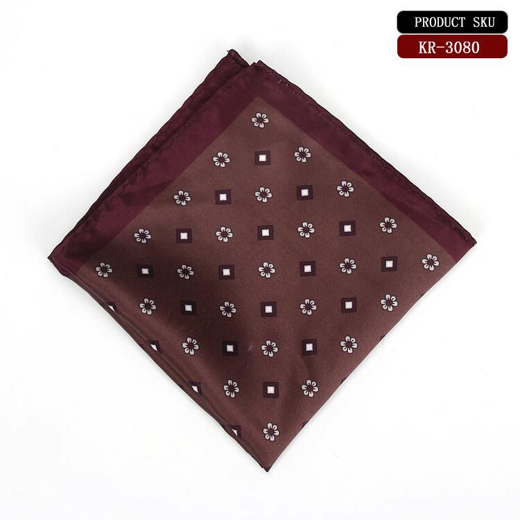 Khăn cài áo vest cho nam - Pocket square họa tiết