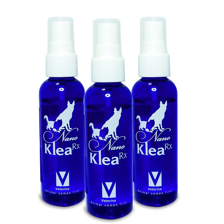 Dung dịch sát trùng NANO KLEA Rx - GIÚP MAU LÀNH VẾT THƯƠNG CHO CHÓ MÈO
