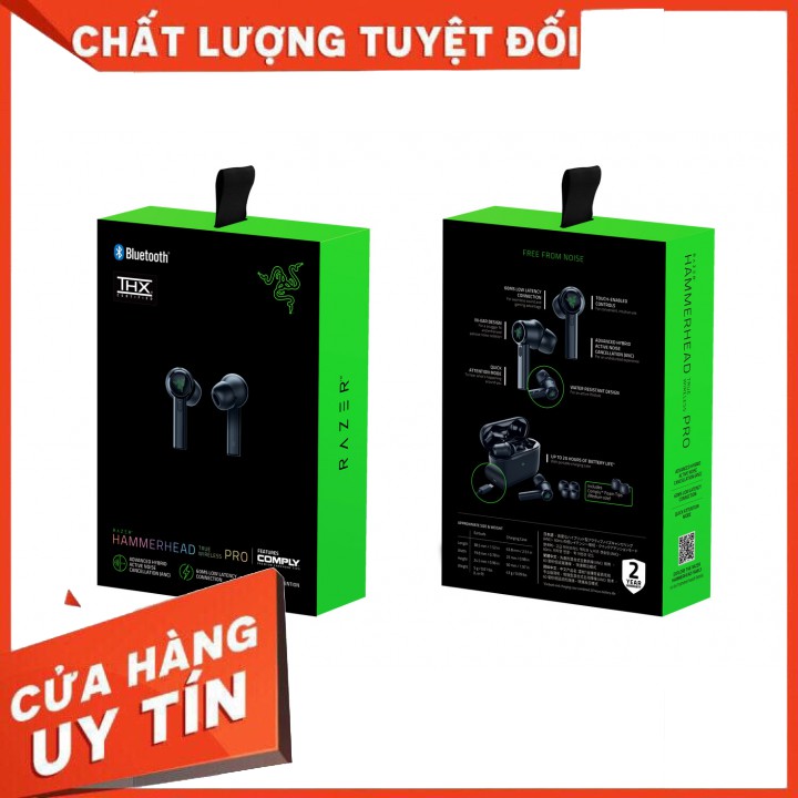 Tai nghe nhét tai Razer Hammerhead Pro V2 - Hàng chính hãng 🙂☕freeship🙂☕