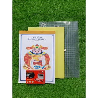 COMBO SỔ HỢP ĐỒNG ĐẶT CỌC NHÀ ĐẤT 3 LIÊN