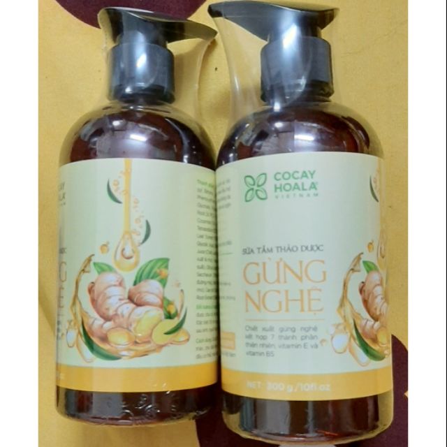Sữa tắm thảo dược gừng nghệ