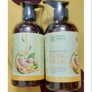 Sữa tắm thảo dược gừng nghệ
