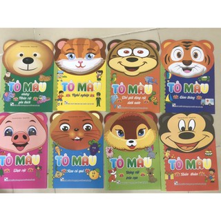 Set 8 Quyển Tô Màu Cho Bé