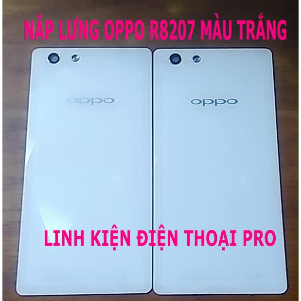 NẮP LƯNG OPPO R8207 MÀU TRẮNG
