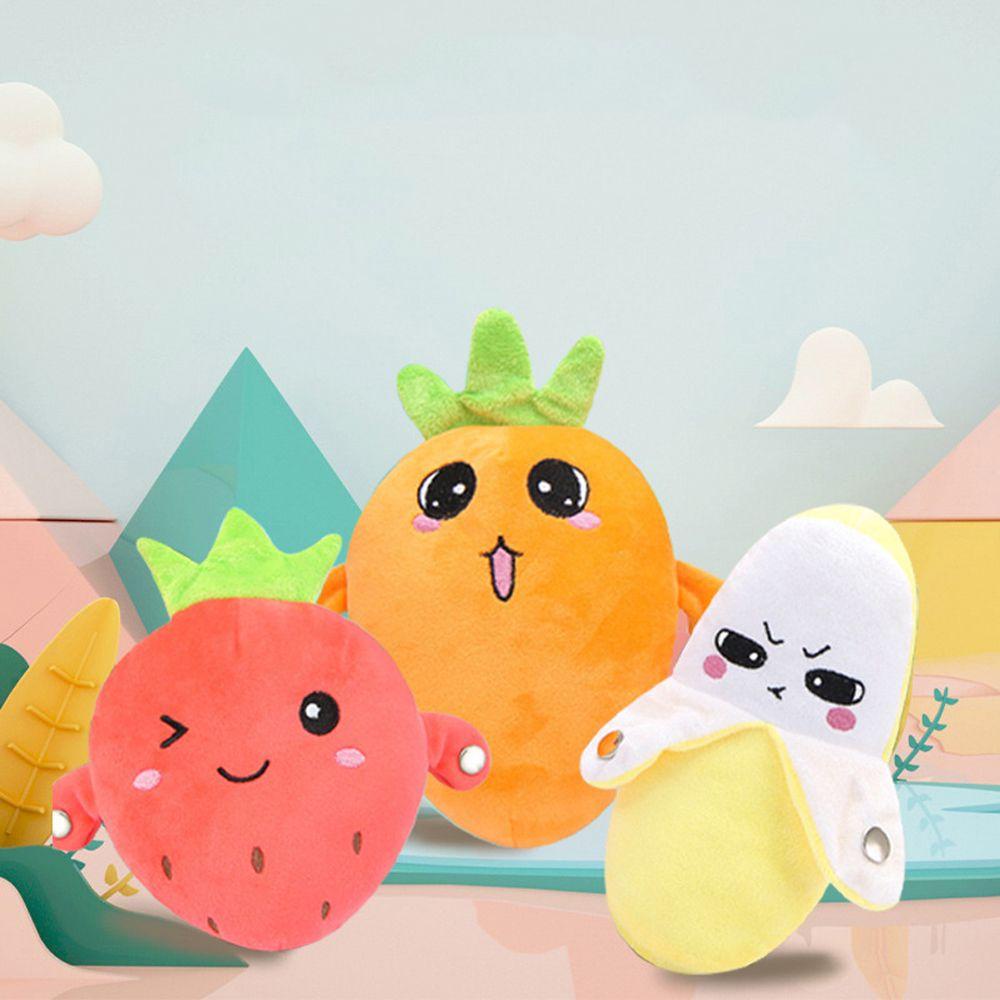 Thú Nhồi Bông Hình Trái Cây Phát Nhạc Dễ Thương Cho Bé