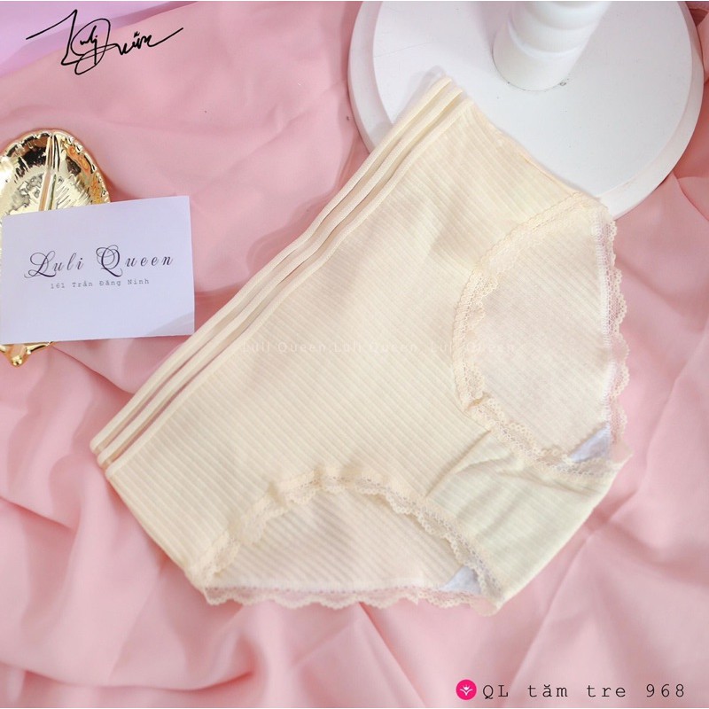 Quần lót tăm gân kháng khuẩn 🍀[MUA 5 TẶNG 1] 🍀 Quần lót nữ thông hơi cạp lưới xinh xắn | BigBuy360 - bigbuy360.vn