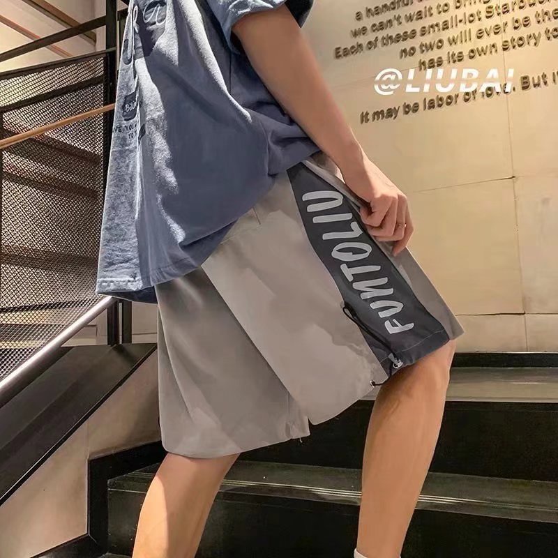 Quần Short Thể Thao Ống Rộng Thời Trang Mùa Hè Hàng Mới Dành Cho Nam Sinh