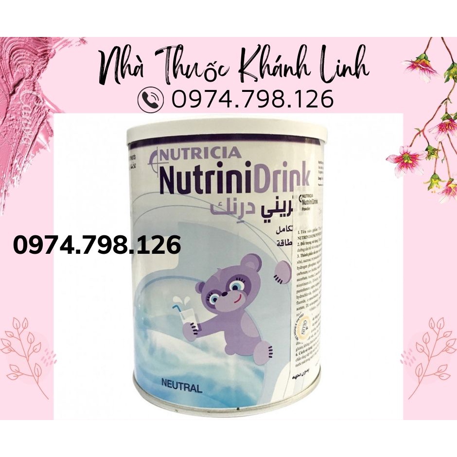 🌸3 Lon Sữa bột Nutricia Nutrinidrink 400gram sữa cao năng lượng giúp bé tăng cân trong 28 ngày sử dụng