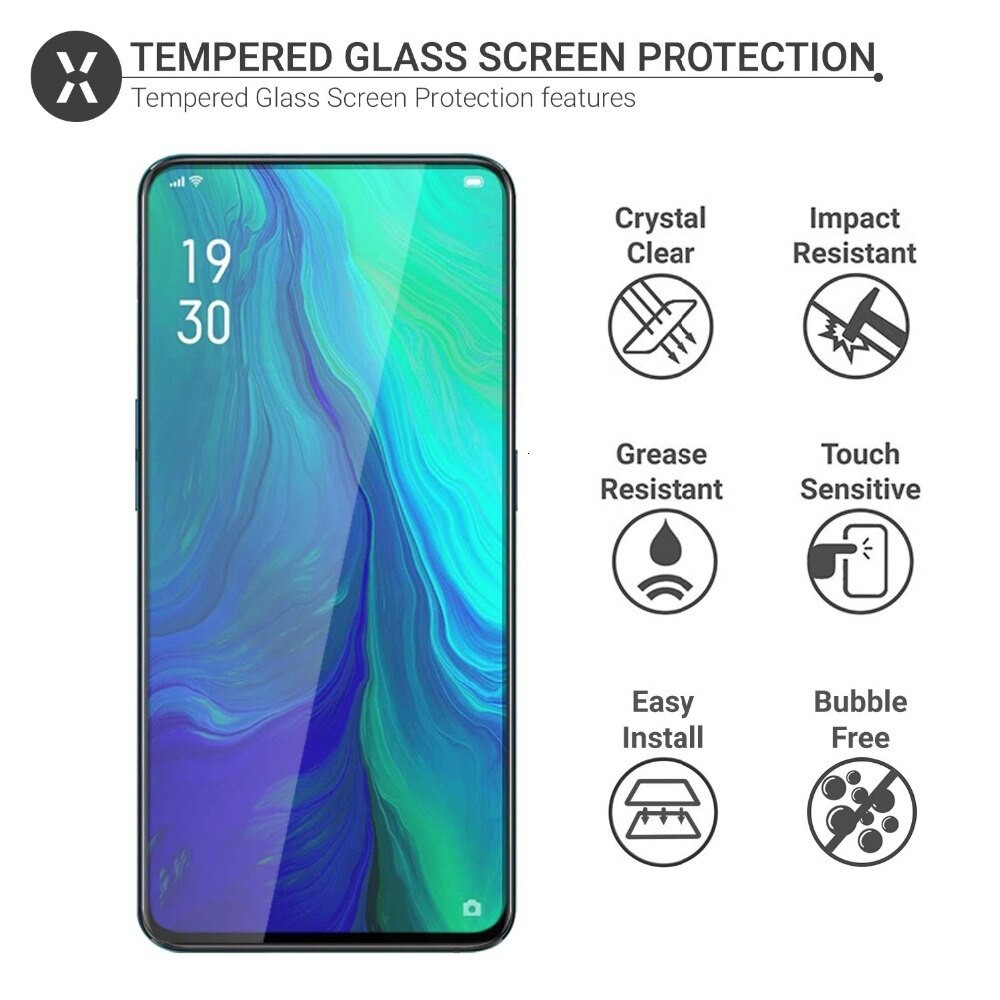 Miếng Dán Kính Cường Lực 9D Full Màn Cho Realme X