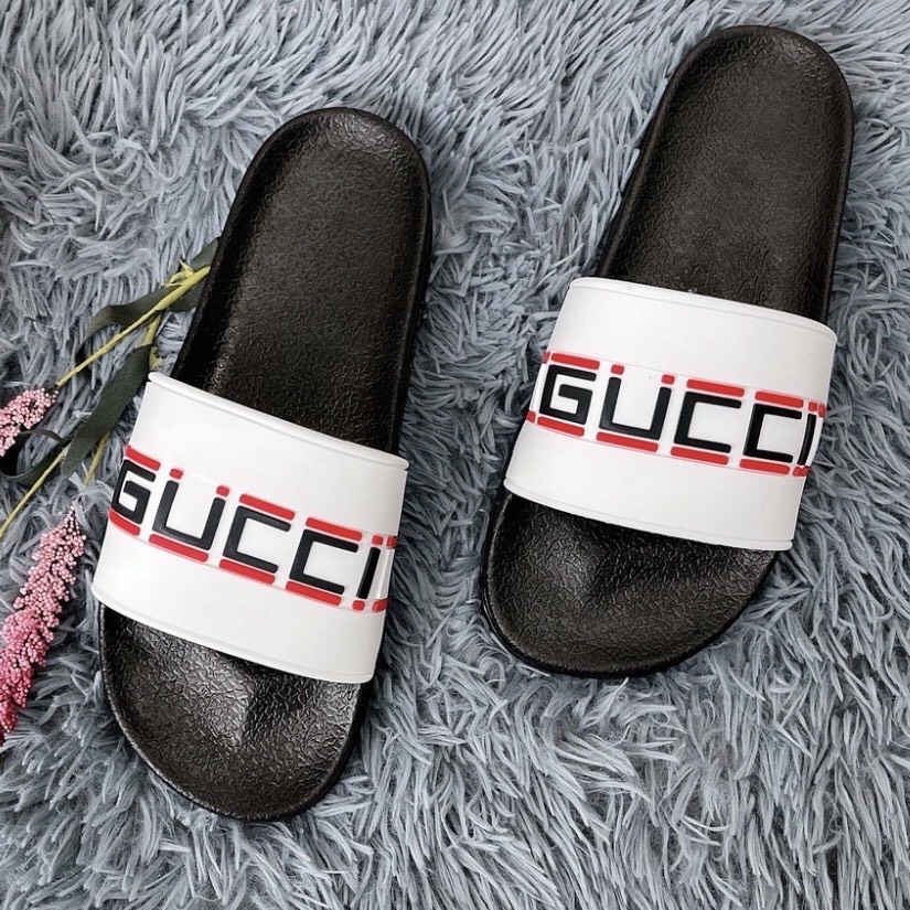 [FREESHIP]Dép Thời Trang  Quai Ngang Nam Cao Cấp GUCCI Bản Đế Super Độn 3 cm Chiều Cao