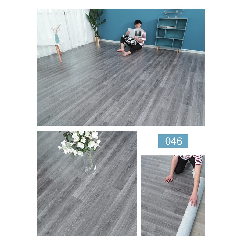 Thảm lót sàn simili vân gỗ, trải sàn simili dán giả gỗ nền nhựa pvc nhám chống trượt dày 0.5mm nhiều mẫu giá rẻ