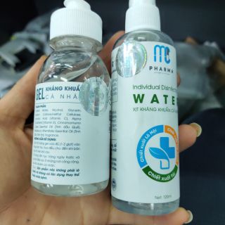 Gel kháng khuẩn hoặc xịt kháng khuẩn