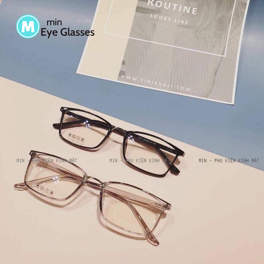 Gọng kính cận Unisex Nam Nữ Hàn quốc Fom nhỏ 2167 - MIN Eyewear