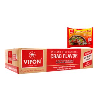 THÙNG 30 GÓI BÁNH ĐA CUA VIFON (30 GÓI x 60G)