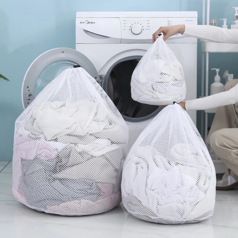 Túi lưới giặt đồ lót/ vớ 3 kích thước tùy chọn có thể gấp gọn tiện dụng tại nhà