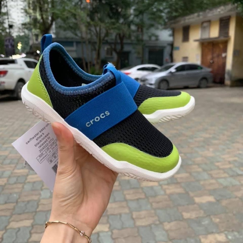 Giày Easyon vải lưới mềm êm dáng Slipon cho bé